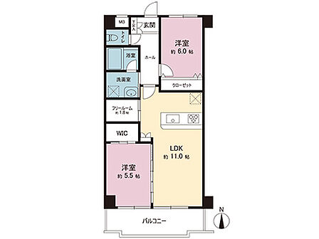 間取図です。図面と異なる場合は現況を優先させていただきます。