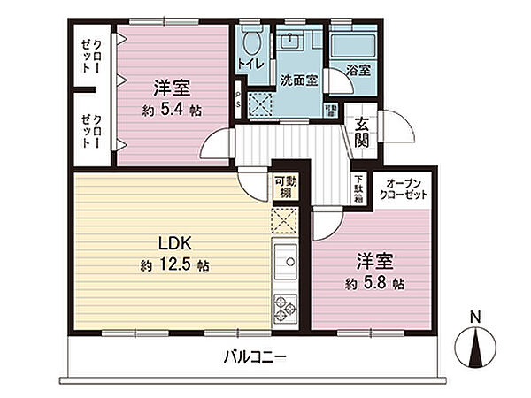 間取りを拡大表示