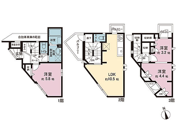 間取りを拡大表示