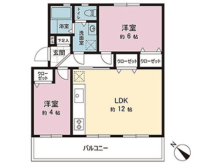 間取図です。図面と異なる場合は現況を優先させていただきます。