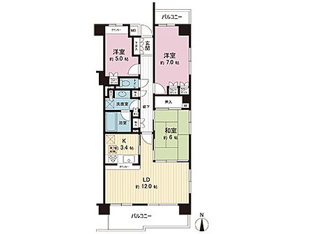間取図です。図面と異なる場合は現況を優先させていただきます。