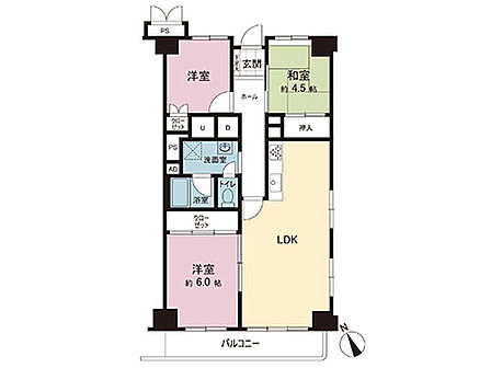 間取図です。図面と異なる場合は現況を優先させていただきます。