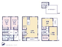 川口市芝塚原二1期　新築戸建て　全6棟