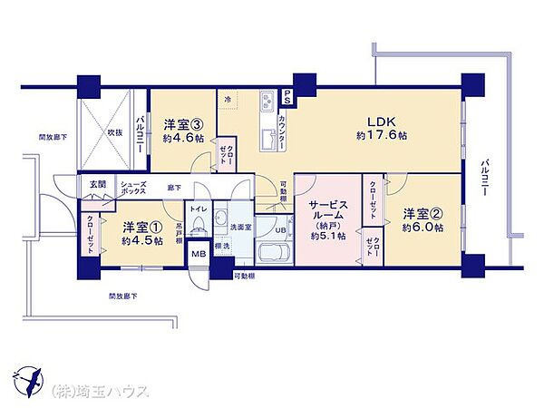 間取りを拡大表示