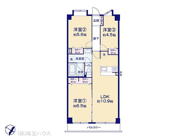 間取りを拡大表示