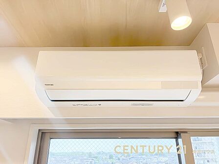 【設備】エアコン付きですぐの新生活にも嬉しいですね
