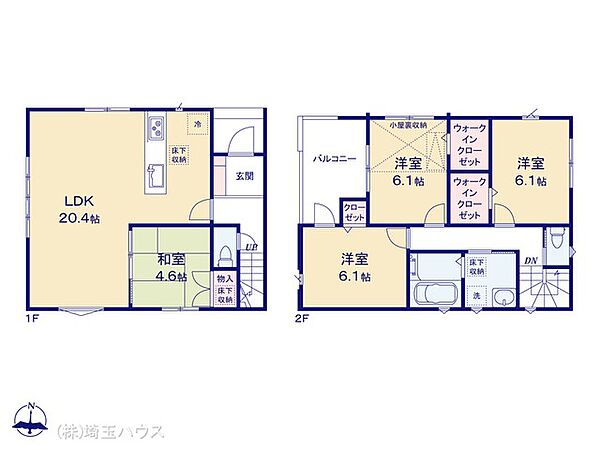 間取りを拡大表示