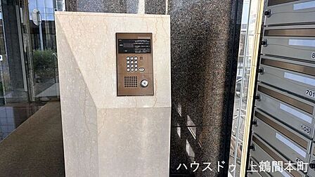 オートロックつきで安心セキュリティー