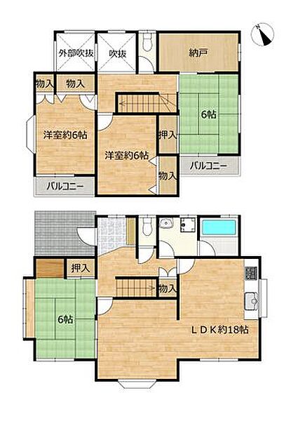 間取りを拡大表示