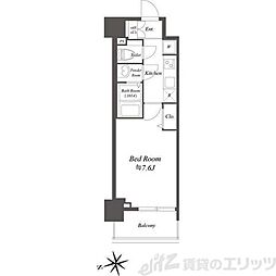 PRESSANCEBLOOMASAKUSANorth 1Kの間取図画像