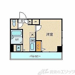 スカイコート東陽町EAST 1Kの間取図画像