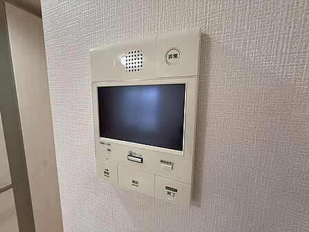オートロック付きモニターインターホン!