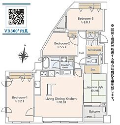 ゼファー静修学園前 4LDKの間取図画像