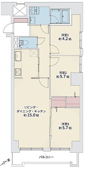 間取りを拡大表示
