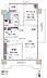 間取り：専有面積７０．４０m2のゆとりある１ＳＬＤＫ。ＬＤ約１２．４帖と約３．７帖のキッチンを備え、約６．０帖の洋室と約６．７帖のサービスルームを配置。収納も豊富で、空間をすっきり使いやすい間取りです。