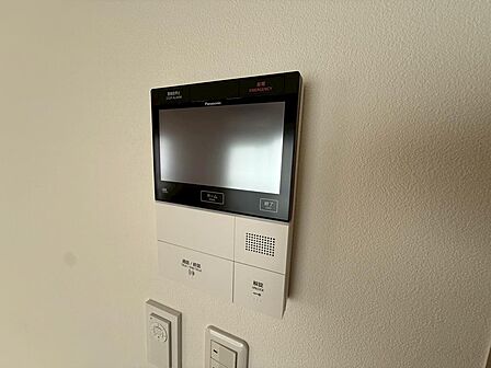 オートロック付きモニターインターホン!