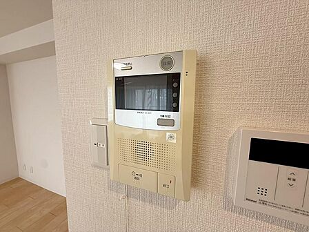 オートロック付きモニターインターホン！