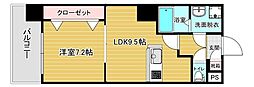 リファレンス東公園 1LDKの間取図画像