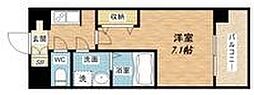 ミリアン四天王寺夕陽ヶ丘2 1Kの間取図画像