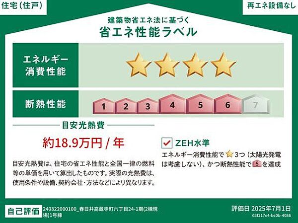 省エネ性能ラベル