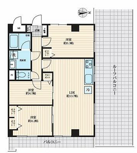 間取りを拡大表示