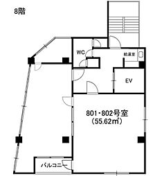 南本町天祥ビル2号館の間取図画像