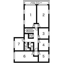 第六新興ビルの間取図画像
