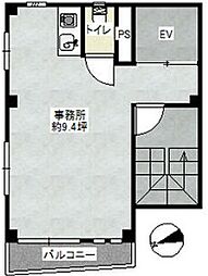 阿波座フジビルの間取図画像