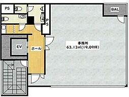 淡路町イーストビルの間取図画像