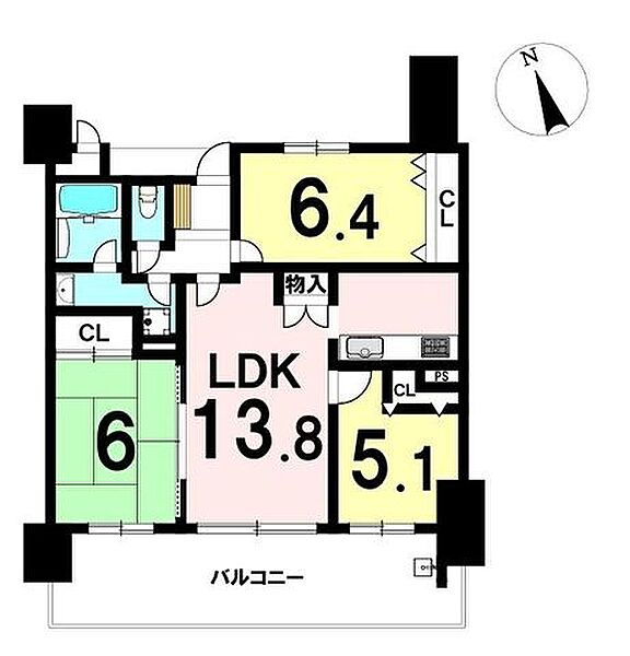 間取りを拡大表示