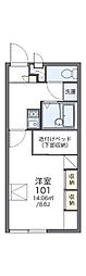 レオパレスル・ヴィラージュ 1Kの間取図画像