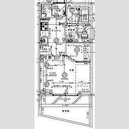 リヴェール北代 1Kの間取図画像