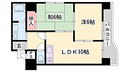 ロイヤルコーポ東雲 2LDKの間取図画像