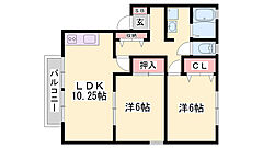 物件の間取り