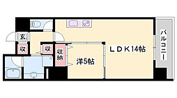 EL-NIDOFUKUZAWA 1LDKの間取図画像