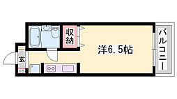 ジュネス北在家1 1Kの間取図画像