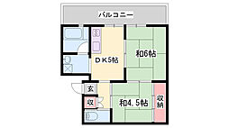 ビレッジハウス下陰第二 2階/-