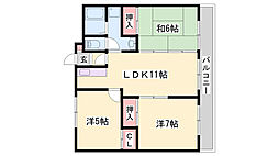 ルネ東辻井 2階