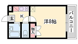 レオパレスSt.Leaf 1号館 2階/-
