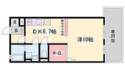 メイプルコート佐土 1階/-
