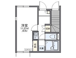 レオネクストサマールS 1Kの間取図画像