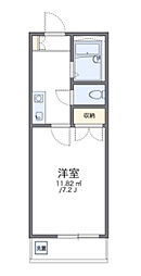レオパレス姫路第1ミヤマ 1Kの間取図画像