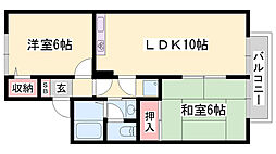 ピュアリティ21 2LDKの間取図画像