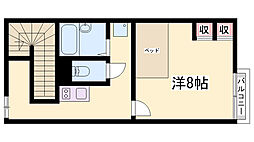 レオパレスアリビオ 2階