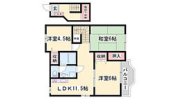 メイプル弐番館 2階/-