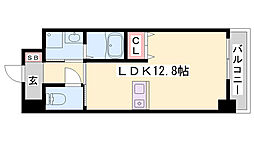 インタービレッジ高岡駅前 1Kの間取図画像