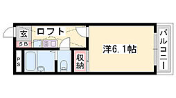 レオパレス若葉 1階/-