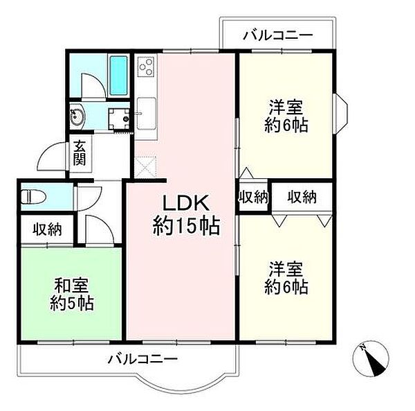 間取りを拡大表示