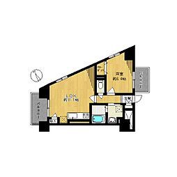 SouthernCross鵠沼 1LDKの間取図画像