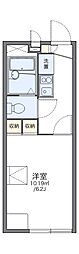 レオパレスサンデン2 1Kの間取図画像